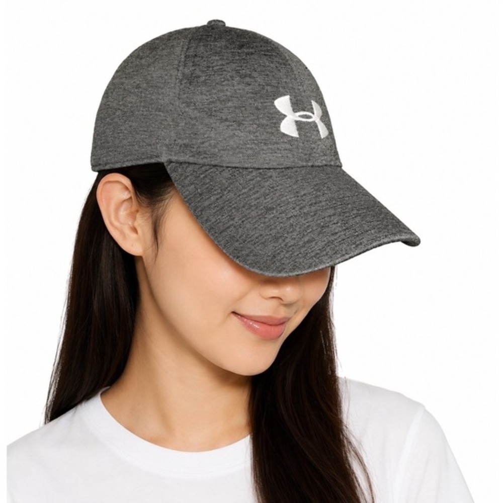 Under Armour Renegade Twist Training Cap Gray Heather Adjustable Athletic 30-17